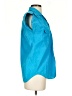 Assorted Brands Blue Sleeveless Button-Down Shirt Size S - photo 4