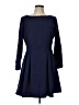 ModCloth 100% Polyester Solid Blue Casual Dress Size L - photo 1