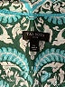 Talbots 100% Cotton Paisley Teal Long Sleeve Blouse Size Lg Petite - photo 7