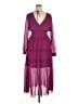 Intermix 100% Polyester Burgundy Cocktail Dress Size 14 - photo 1