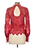 Saylor Red Long Sleeve Blouse Size XS - photo 2
