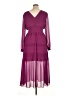 Intermix 100% Polyester Burgundy Cocktail Dress Size 14 - photo 2
