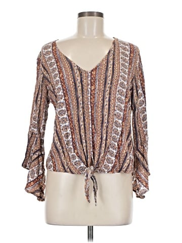 Veronica M. Long Sleeve Blouse (view 1)