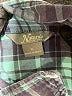 Natural Reflections 100% Cotton Plaid Teal Long Sleeve Button-Down Shirt Size XL - photo 7