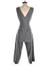 Ann Taylor LOFT Outlet Solid Gray Jumpsuit Size 2 (petite) - photo 2