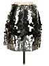 Thirty/Thirty 100% Polyester Metallic Silver Formal Skirt Size S - photo 2