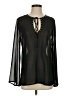 Kay Celine 100% Polyester Black Long Sleeve Blouse Size XS - photo 1