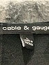 Cable & Gauge 100% Polyester Black 3/4 Sleeve Blouse Size L - photo 7