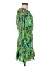 Unbranded Print Green Cocktail Dress Size 6 (estimated) - photo 4