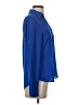 Express 100% Polyester Blue Long Sleeve Blouse Size XS - photo 4
