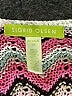 Sigrid Olsen Chevron-herringbone Aztec Or Tribal Print Color Block Fair Isle Graphic Houndstooth Jacquard Ombre Solid Stripes Multi Color Pink Cardigan Size 1X - photo 7