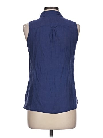Mine Sleeveless Button-Down Shirt (view 2)