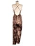 Lulus 100% Polyester Animal Print Brown Jumpsuit Size S - photo 2