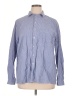 Assorted Brands Chevron-herringbone Blue Long Sleeve Button-Down Shirt Size XL - photo 1
