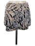 Lily White Animal Print Silver Casual Skirt Size XS - photo 2