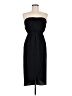 Lush 100% Polyester Solid Black Cocktail Dress Size M - photo 1