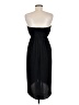 Lush 100% Polyester Solid Black Cocktail Dress Size M - photo 2
