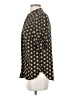 DR2 100% Polyester Polka Dots Gold 3/4 Sleeve Blouse Size S - photo 5