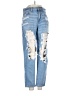 American Eagle Outfitters Graphic Blue Jeans Size 4 - photo 1