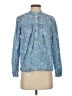 J.Crew 100% Cotton Paisley Blue Long Sleeve Blouse Size XS - photo 1