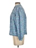 J.Crew 100% Cotton Paisley Blue Long Sleeve Blouse Size XS - photo 5