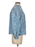 J.Crew 100% Cotton Paisley Blue Long Sleeve Blouse Size XS - photo 4