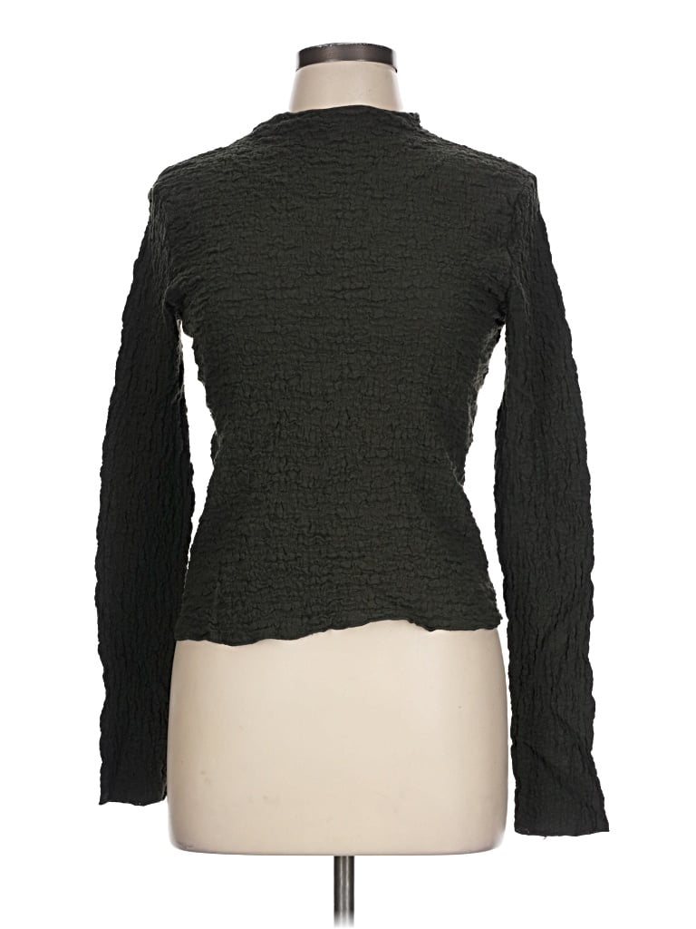 Pre-owned Mng Long Sleeve Turtleneck In Black