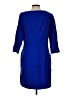Gap Solid Blue Casual Dress Size 12 - photo 2