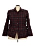 Sag Harbor Plaid Red Blazer Size 20w - photo 1