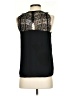 Ann Taylor LOFT 100% Polyester Black Sleeveless Blouse Size XS - photo 2
