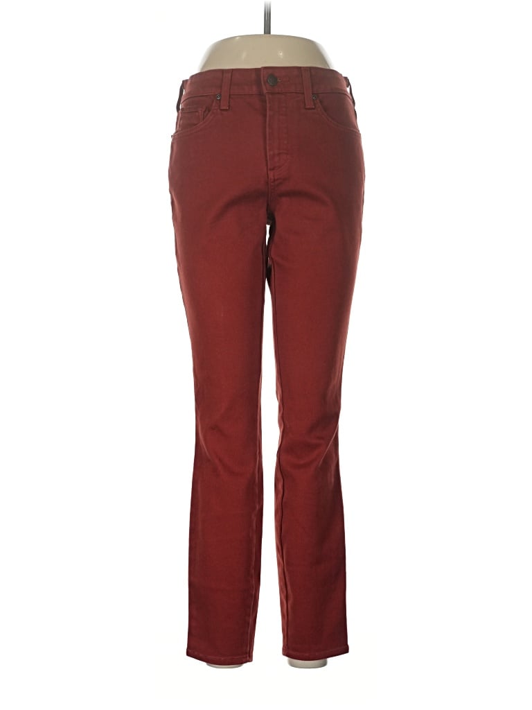 Pre-owned Nydj Jeans In Burgundy