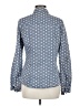 Kut from the Kloth Polka Dots Blue Long Sleeve Button-Down Shirt Size M - photo 2