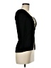 August Silk Black 3/4 Sleeve Top Size M - photo 4