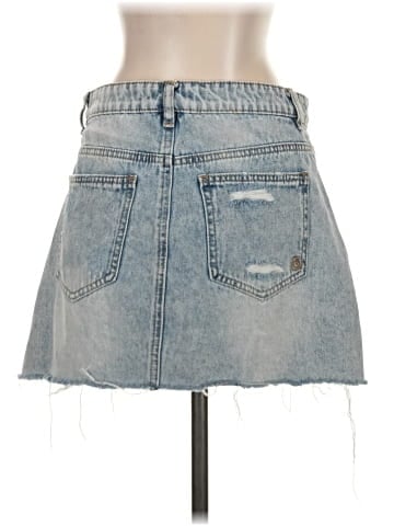 Indigo Rein Denim Skirt (view 2)