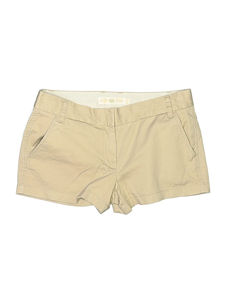 Pre-owned Jcrew Khaki Shorts In Tan