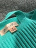 Peachpuff Teal Cardigan Size S - photo 7
