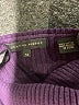 Jeanne Pierre 100% Cotton Purple Pullover Sweater Size M - photo 7