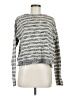 Denim & Supply Ralph Lauren Stripes Silver Pullover Sweater Size M - photo 1