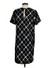 Valette 100% Polyester Graphic Black Casual Dress Size S - photo 2