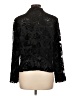 Talbots Damask Floral Jacquard Solid Black Jacket Size 12 - photo 2