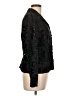 Talbots Damask Floral Jacquard Solid Black Jacket Size 12 - photo 4