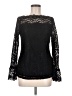 Adiva Black Long Sleeve Blouse Size M - photo 1