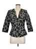 Etcetera Print Black Blazer Size 6 - photo 1