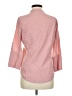 cavalini Pink 3/4 Sleeve Button-Down Shirt Size M - photo 2