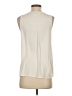 Ann Taylor 100% Polyester Ivory Sleeveless Blouse Size S - photo 2