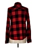 Polly & Esther Plaid Red Long Sleeve Blouse Size L - photo 2