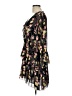 Cinq à Sept 100% Polyester Floral Black Cocktail Dress Size 10 - photo 5