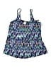 Macy's Blue Swimsuit Top Size 18 - photo 1