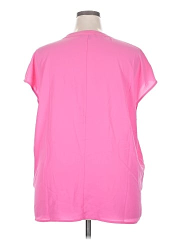 ELOQUII Short Sleeve Blouse (view 2)