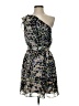 BCBGeneration 100% Polyester Floral Blue Cocktail Dress Size 2 - photo 1